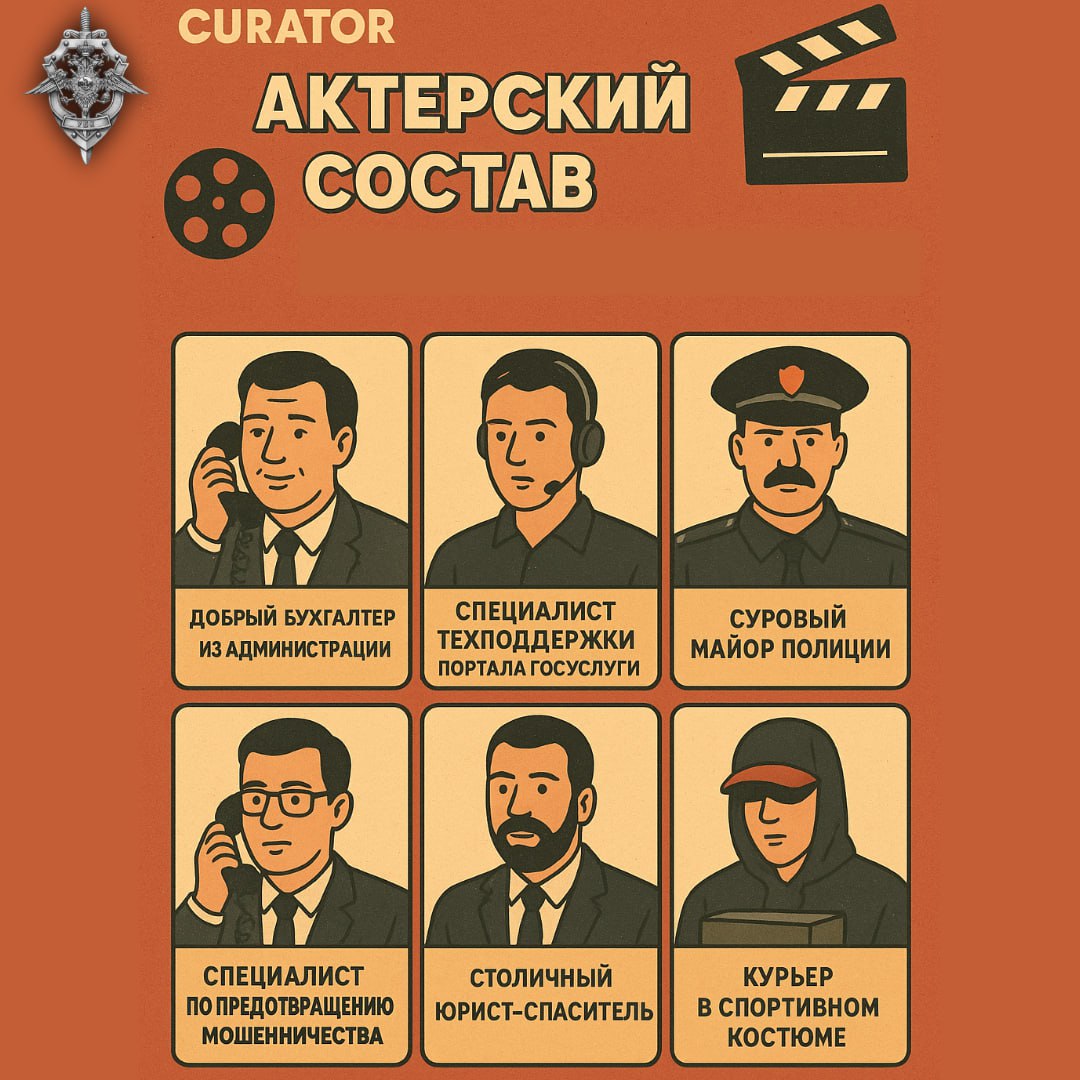 Актёрский состав одного телефонного звонка.